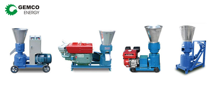 GEMCO small pellet mills for biomass pellets producing